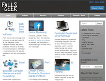 Tablet Screenshot of fallsgeek.com